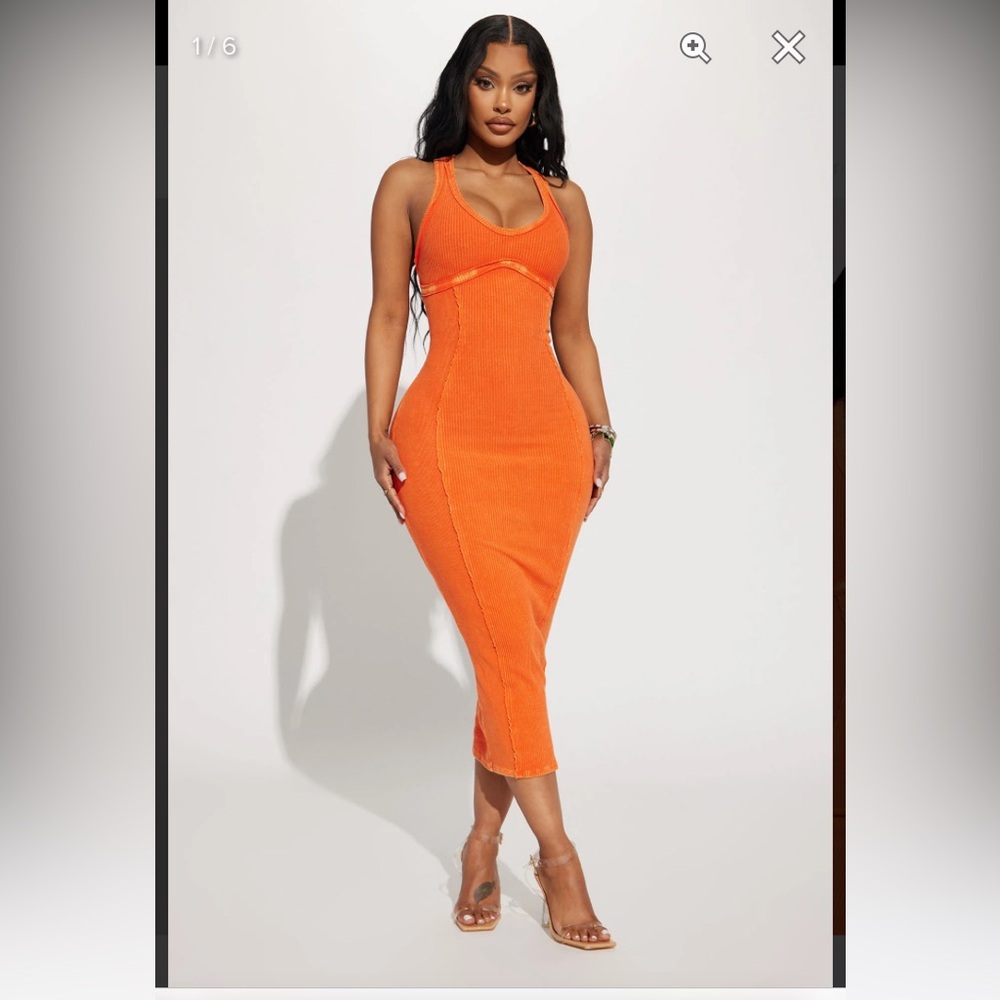 Fashion nova midi summer dress - Picture 1 of 10